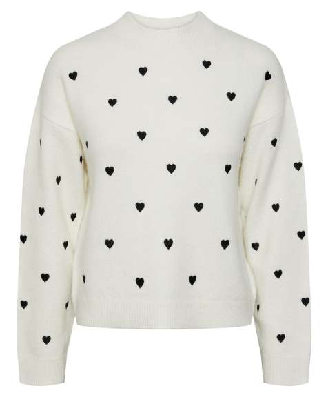 17146163 EMB HIGH NECK KNIT 4999